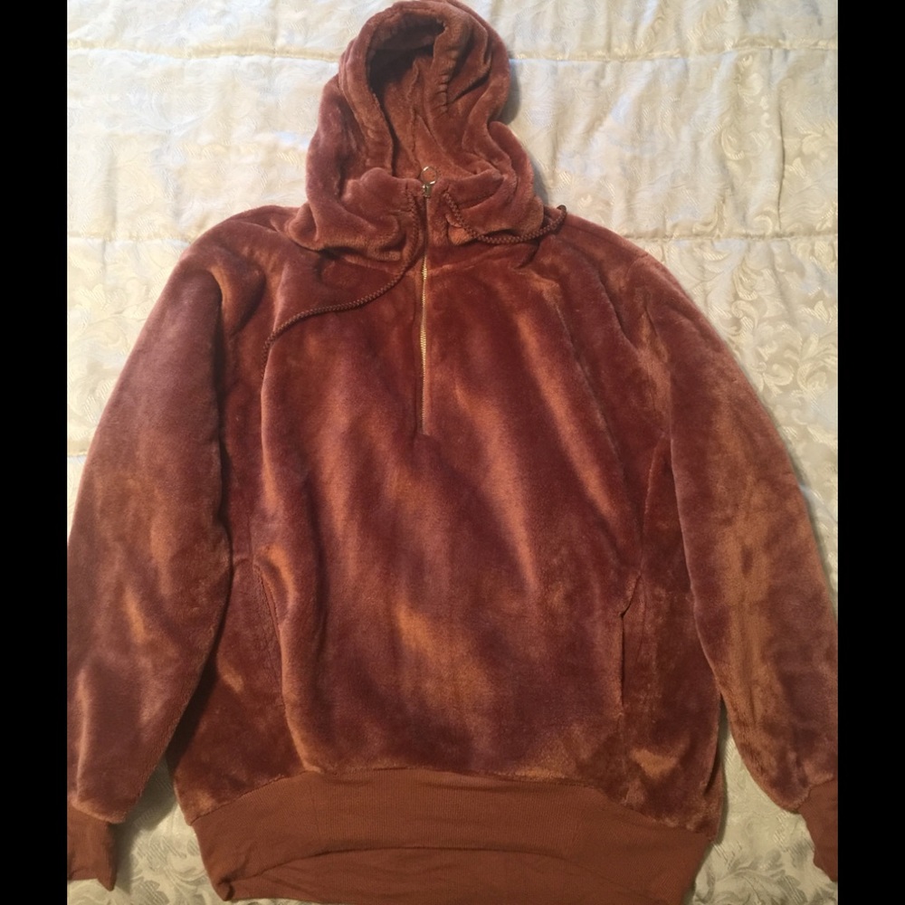 Express One Eleven Fleece Oversized Sweatshirt. - image 3